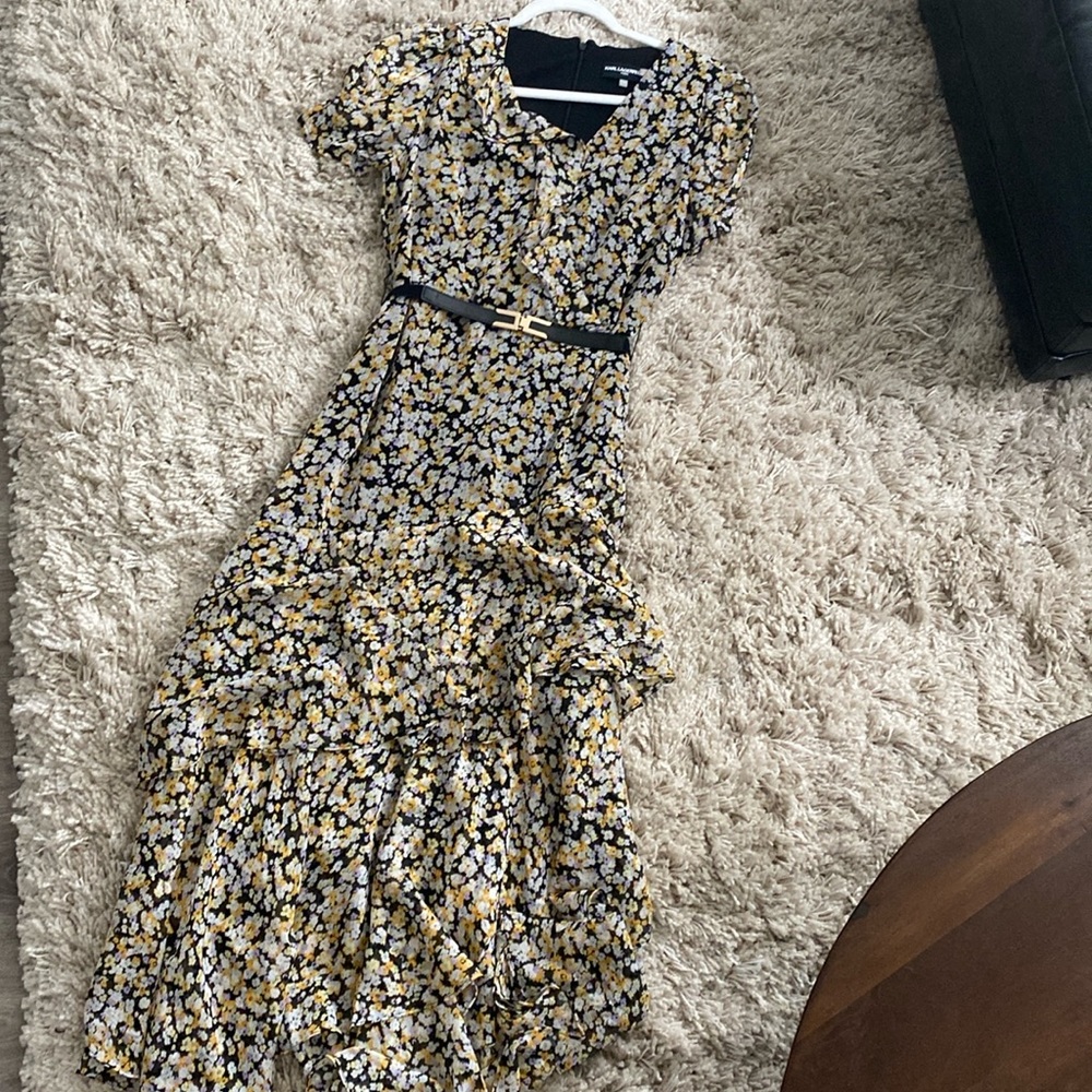 Karl Lagerfeld Floral Maxi Dress